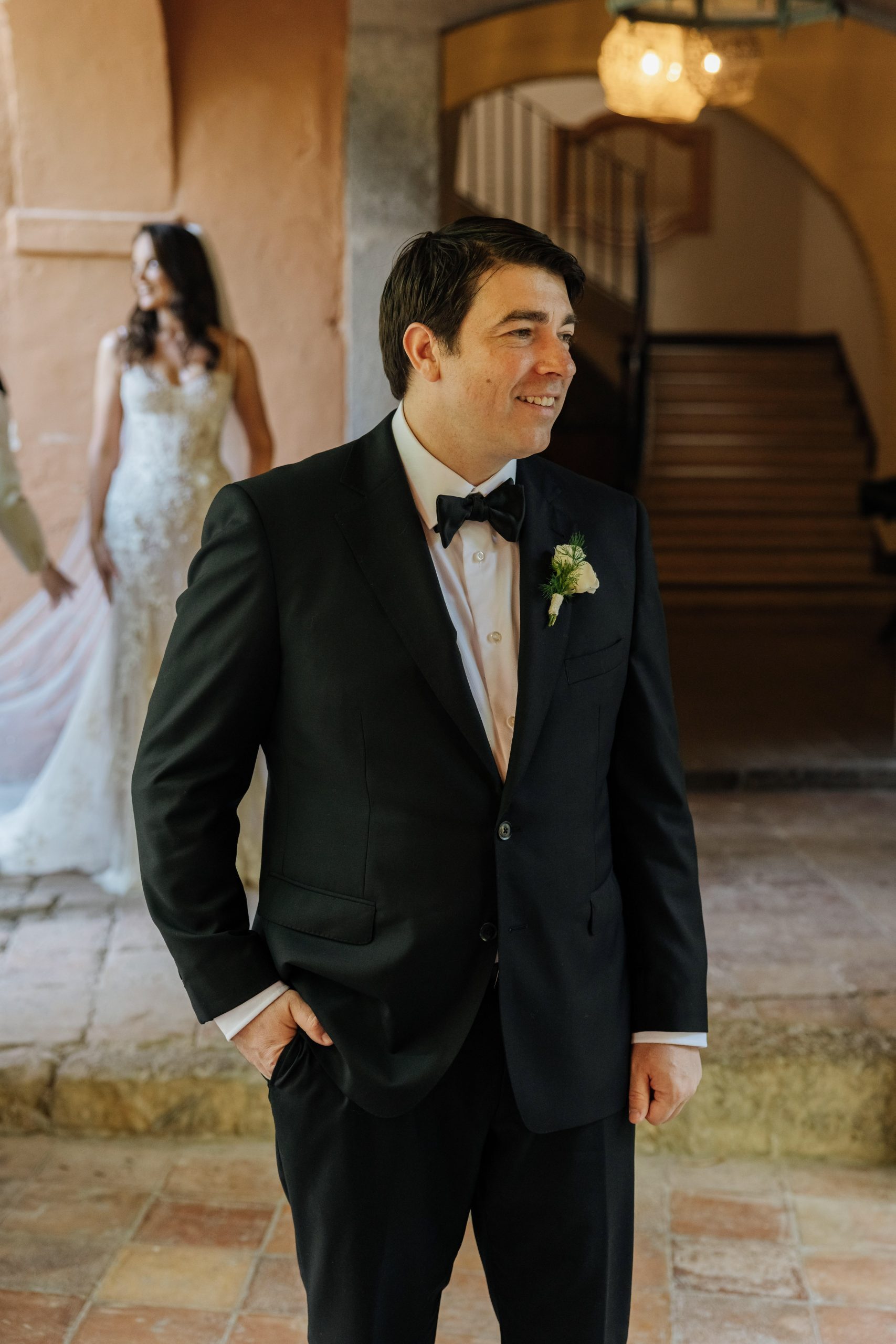 first look wedding